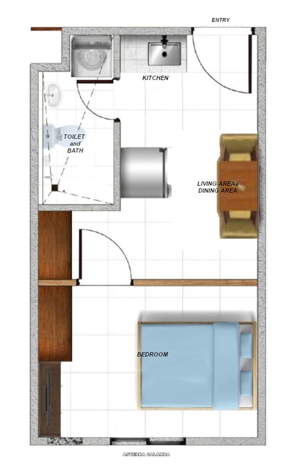 Asterra Calamba Condo Unit Floor Plan Asterra Calamba