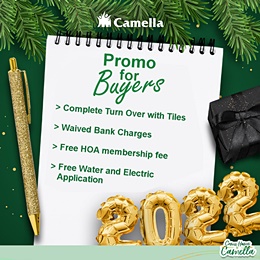 Promo for Camella Calamba.